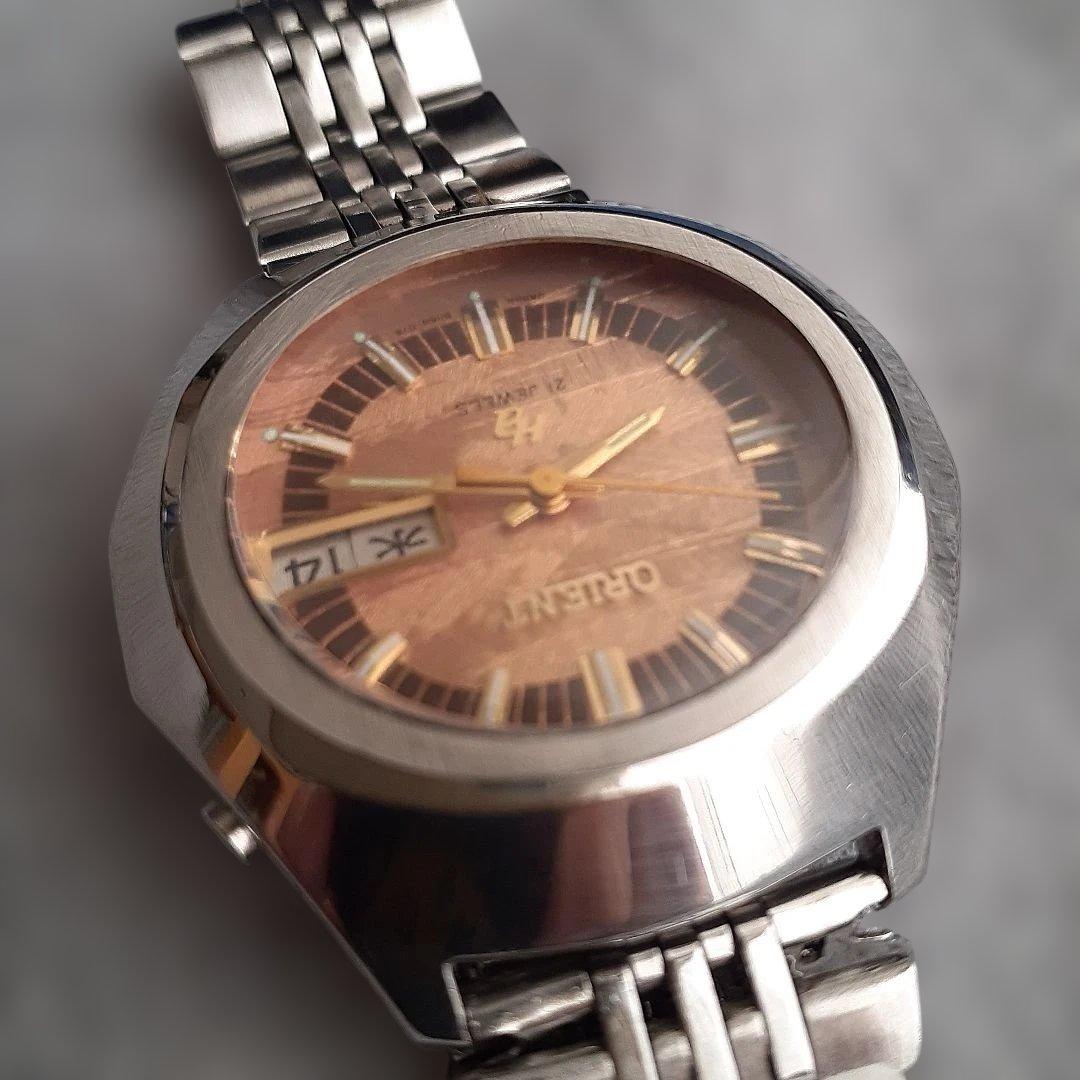 R*3様 自動巻き腕時計オリエントハイエースジャガーフォーカス21石　中古稼働品