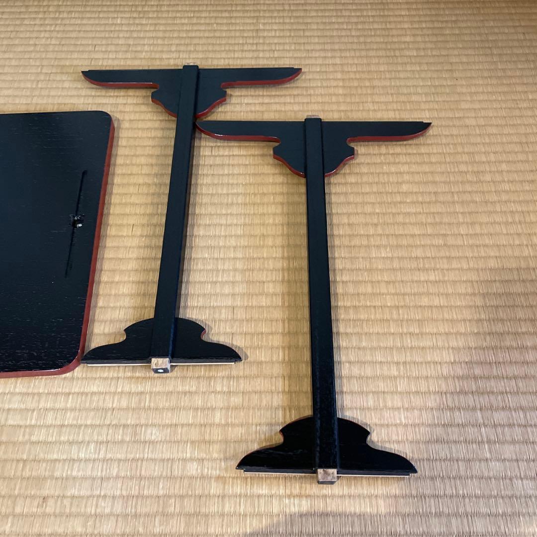 茶道具「鵬雲斎好」『平悠棚』組立式　保護シート付