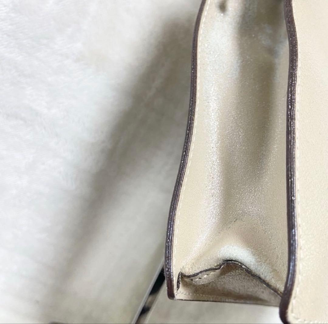 正規品　miumiu リボン　がま口　レザーバッグ　y2k archive