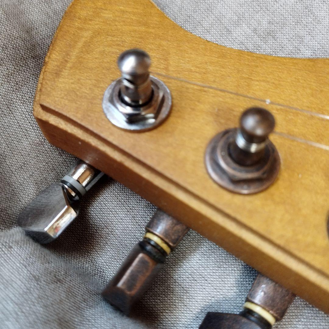 AXL guitars AZ820 6弦周りヘッド割れ修理 アルニコP90 楽器・機材