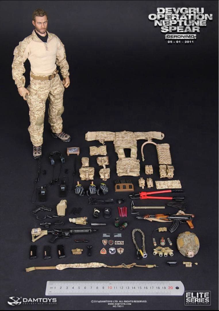 DAMTOYS 1/6　DEVGRU ネプチューン・スピア作戦 ジェロニモ