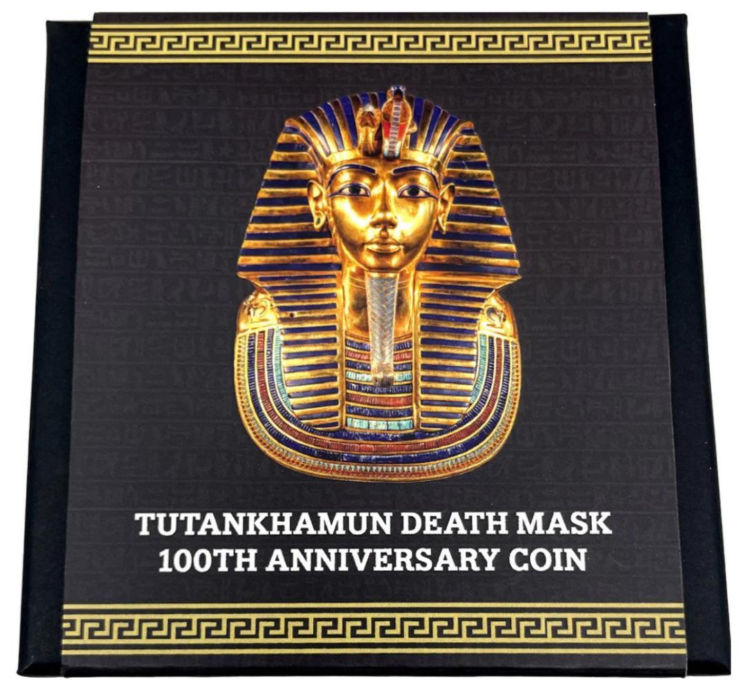ツタンカーメン王 デスマスク発見100周年記念 シェイプ（2025年発行） ツタンカーメン王 デスマスク発見100周年記念 シェイプコイン（2025年