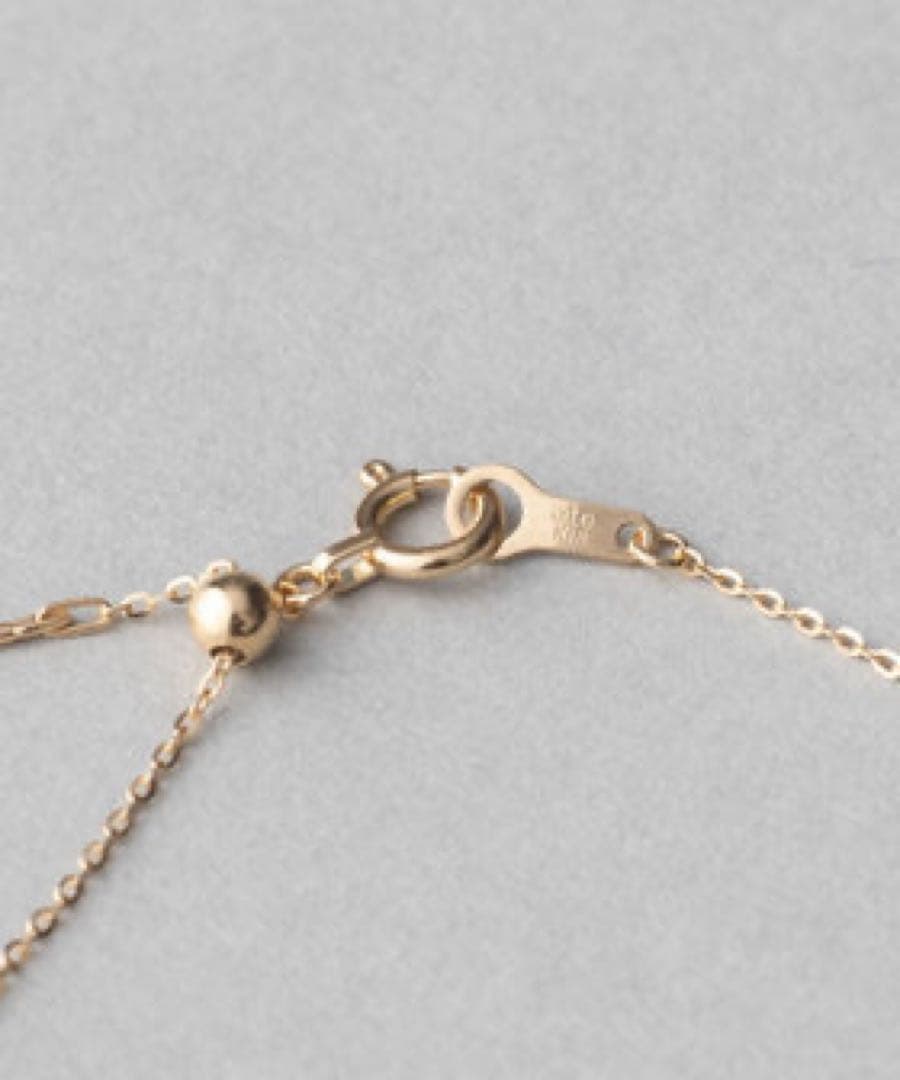 ete K18YG ミラーカットチェーン ネックレス 美品