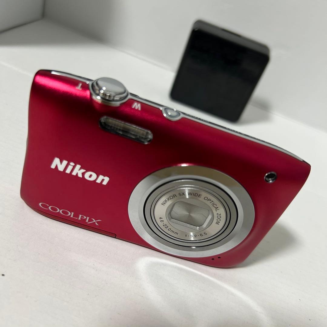 極美品】NIKON COOLPIX A100 レッド 箱あり 希少