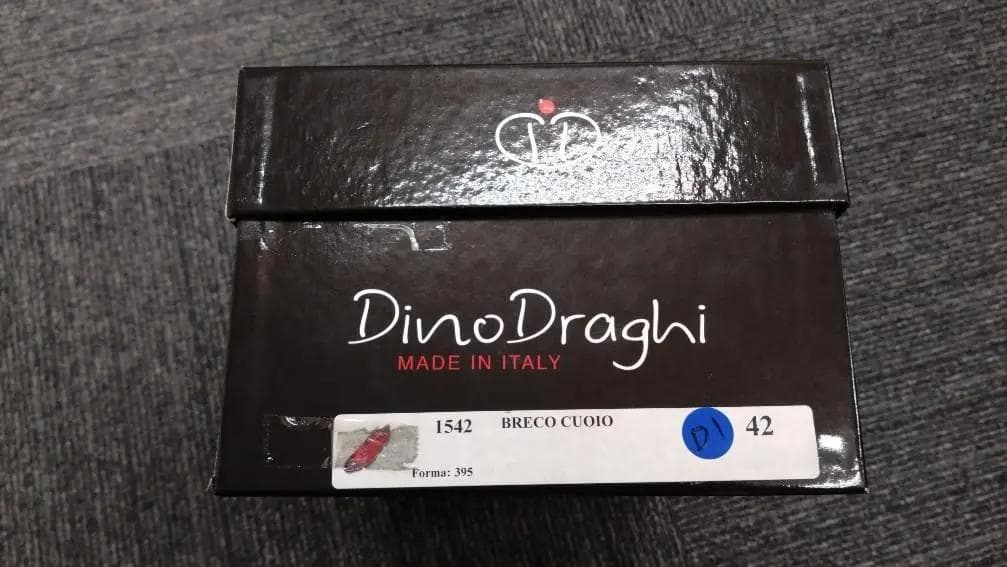 【美品/新品未使用】イタリア製 Dino Draghi (ディーノ ドラーギ)