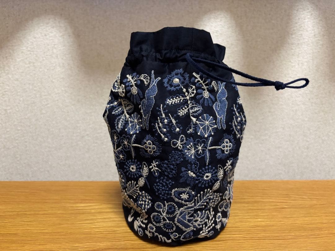 未使用品］ ミナペルホネン celebrate ポシェット 巾着バッグ - メルカリ