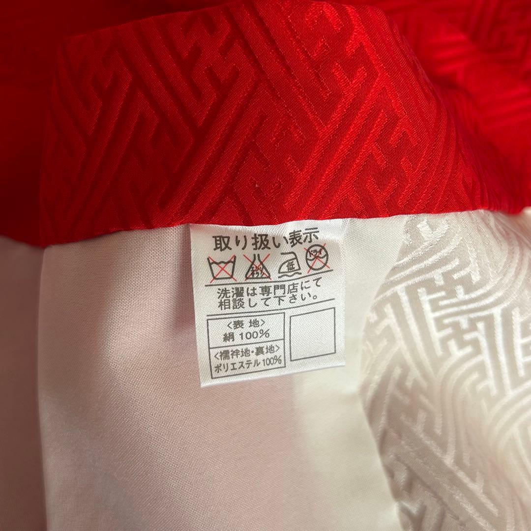 七五三 3歳 フルセット 総絞り 着物 正絹 被布 刺繍 三歳 草履 753