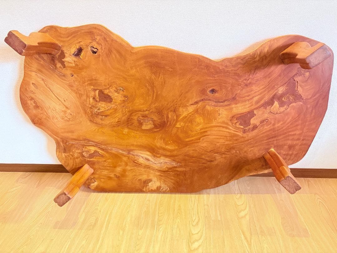 tea様専用ページ】一枚板 座卓 ローテーブル 天然木 136cm 直接引取