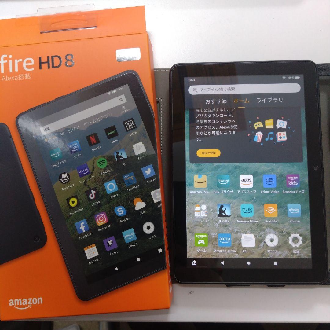 美品 カバー付Amazon Fire HD 8 (第10世代) 32GB Amazon Fire HD 8 (第10世代) 32GB/タブレット/Android : 中古パソコン