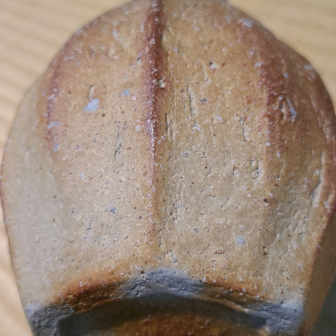 信楽焼 高橋美子作 面取花入 高さ6.5寸（約20cm） 共箱