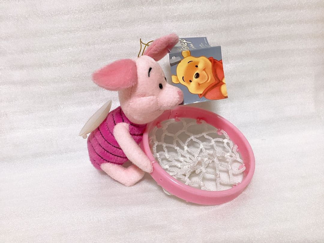 ❤︎Disney❤︎くまのプーさん&ピグレット ミニバスケットゴールぬいぐるみセット