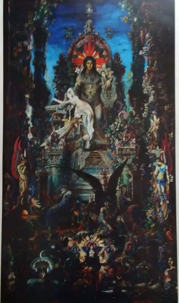 ギュスターヴ・モロー「ユピテルとセメレ」1895年パリ 絵画 ポスター