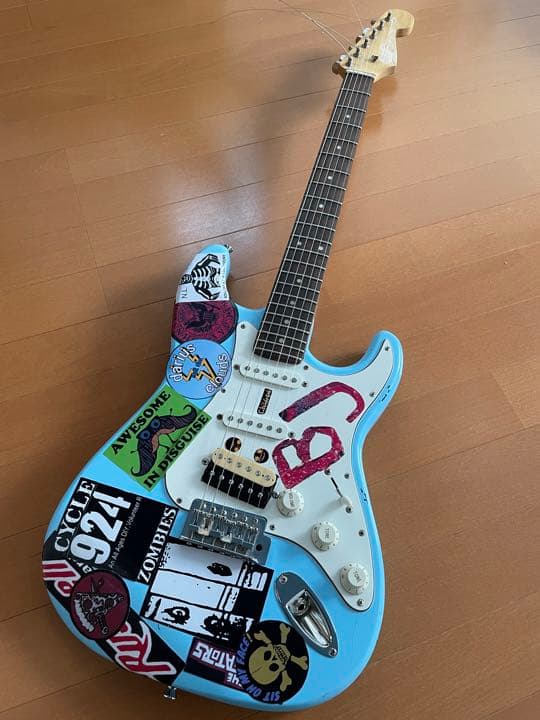 GreenDay ビリージョーアームストロング 売れ筋 BLUE ハンドメイド