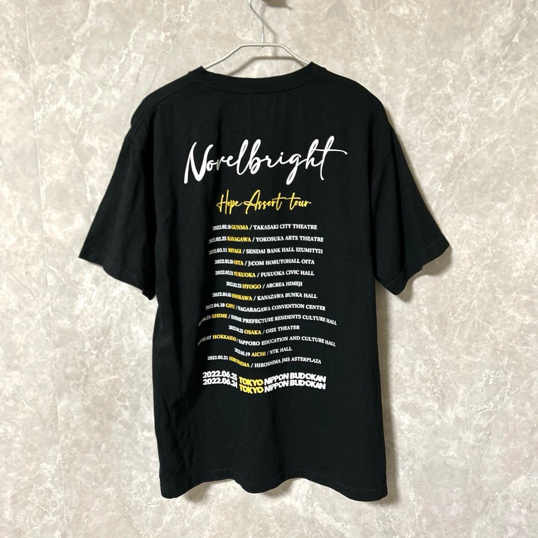 Novelbright ノーベルブライト ライブTシャツ Lサイズ ブラック - メルカリ