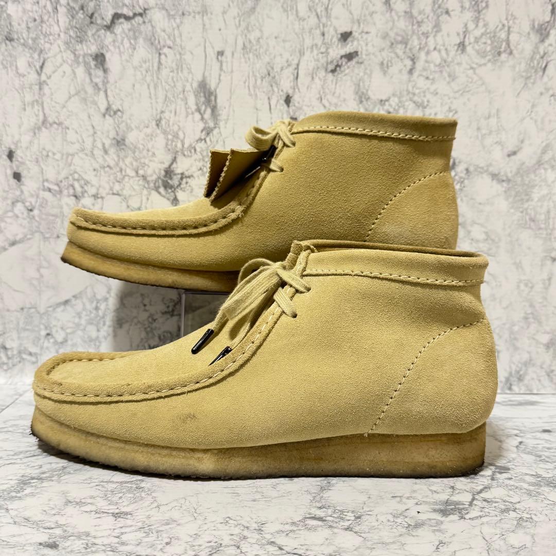 【美品】clarks ワラビー メープル 26.5cm