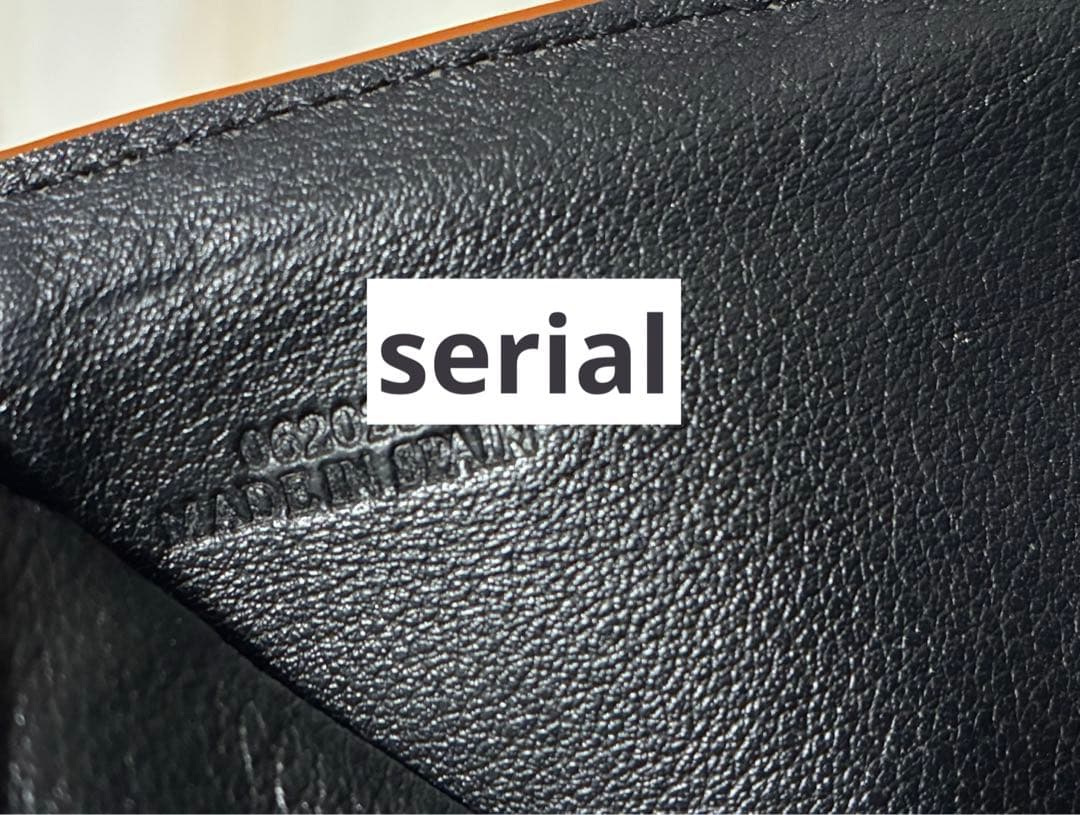 LOEWE 三つ折り財布 ブラック