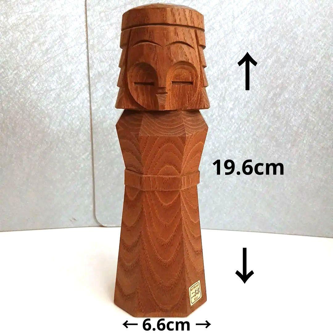 アイヌ人形 ニポポ人形 網走刑務所 木製 彫刻 工芸品 置物 お守り 魔