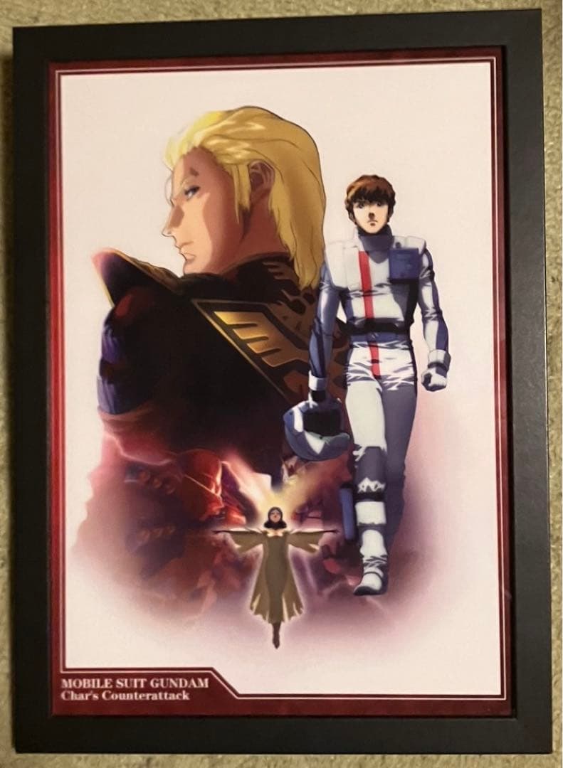 機動戦士ガンダム 逆襲のシャア アムロ&シャア&ララァ 額装品 アート