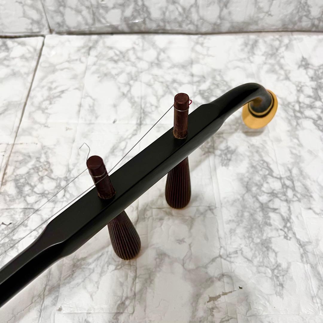 良品】二胡 彩雲 ER-400 ケース付 入門用 中国楽器 弓・付属品一式 古