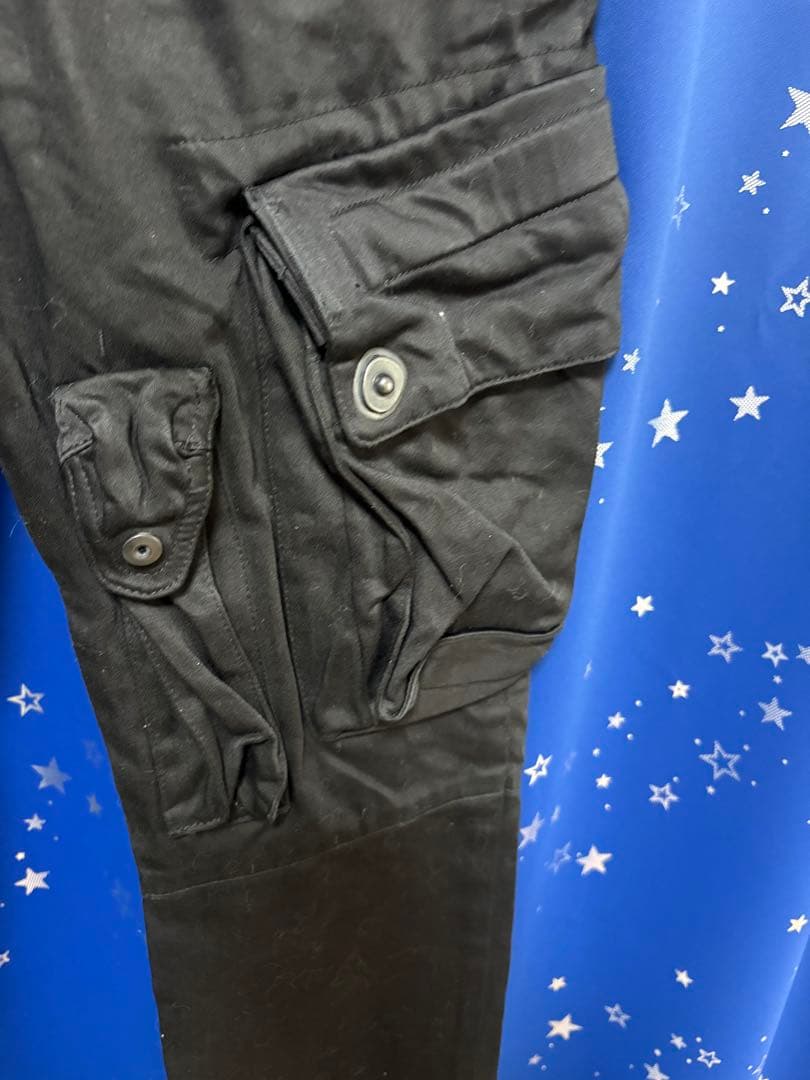 20-21FW JULIUS ユリウス サルエルデニムパンツ ブラック 1サイズ