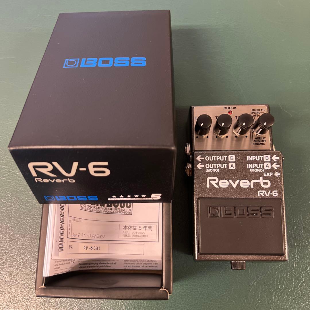 BOSS RV-6 Reverb 美品、元箱・保証書付き $_57.PNG?set_id=880000500F