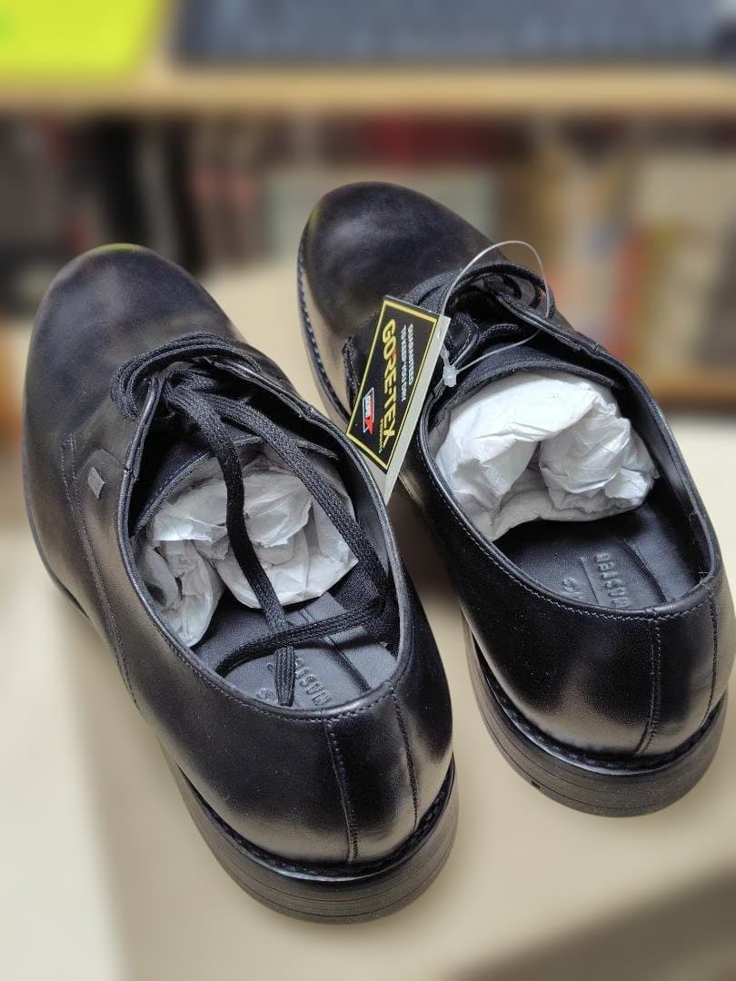 Clarks Ronnie Walk ブラックレザー メンズ UK7G 未使用