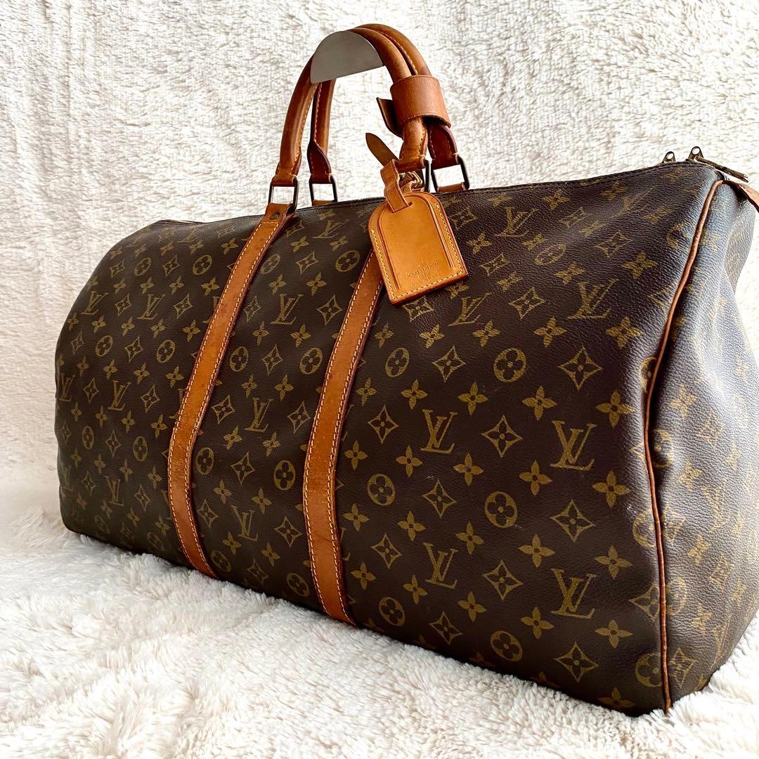 LOUIS VUITTON】ルイ・ヴィトン モノグラム キーポル55 ボストン