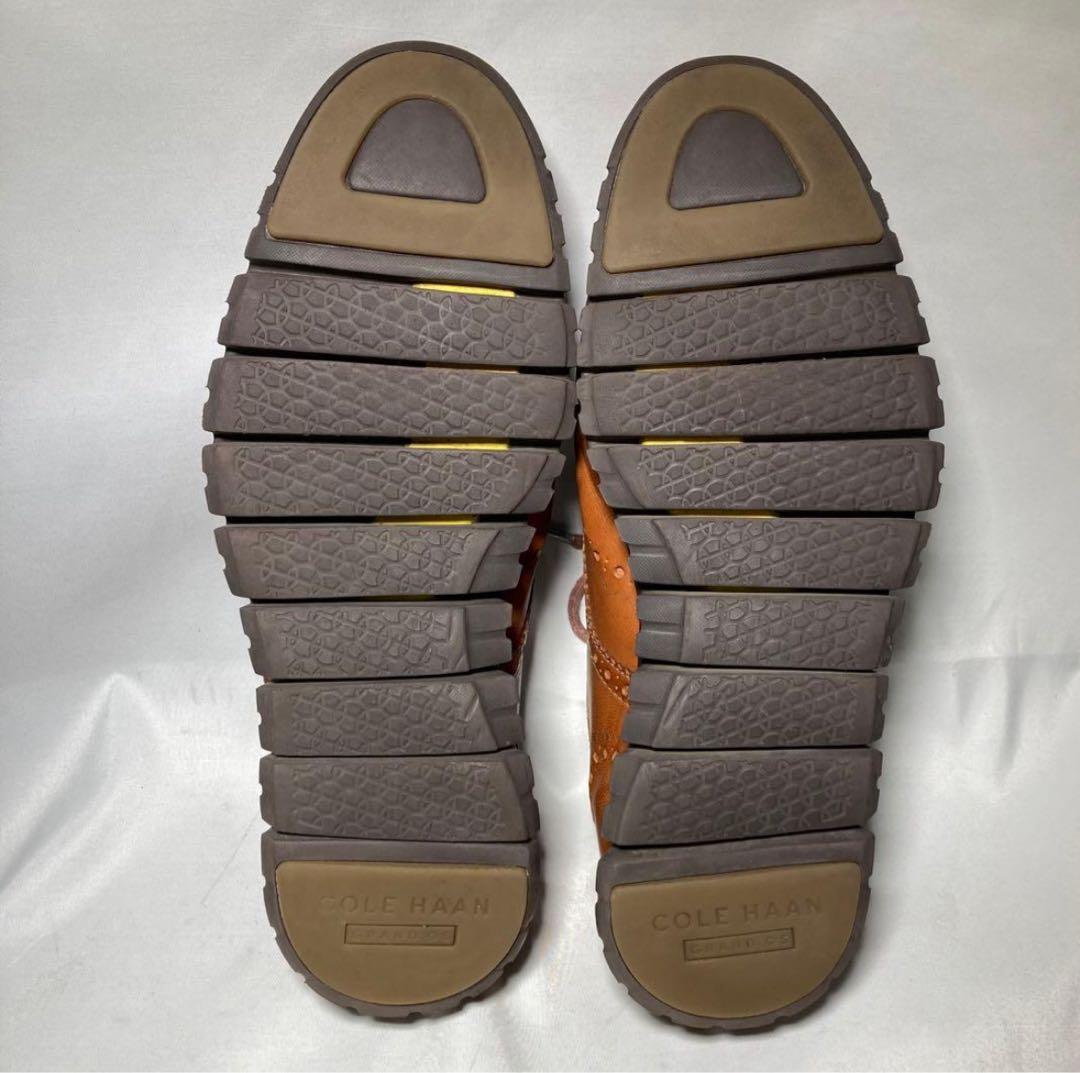 ゴ*得様 COLE HAAN ゼログランド ウィングチップ レザーシューズ 28