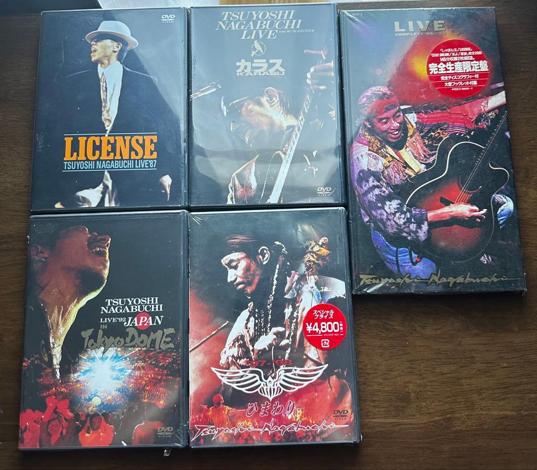 長渕剛 DVD 未開封 5枚セット