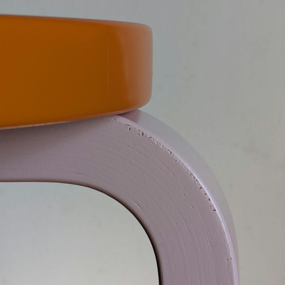 0547【希少】アルテック東京✕鈴木マサル スツール60 オレンジ