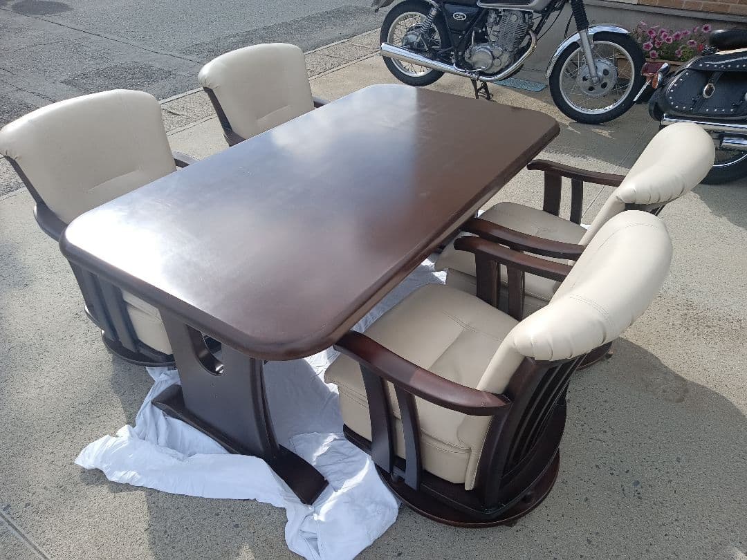 みーさん専用！美品 高級ダイニングテーブルセット 椅子4脚付