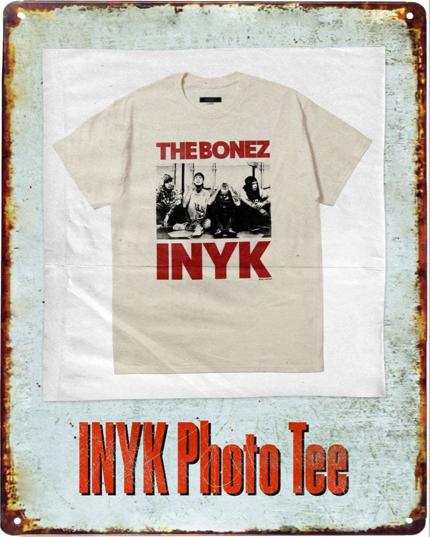THE BONEZ INYK Tシャツ　ＸＬ　新品未開封 The BONEZ INYK Photo Tee - メルカリ