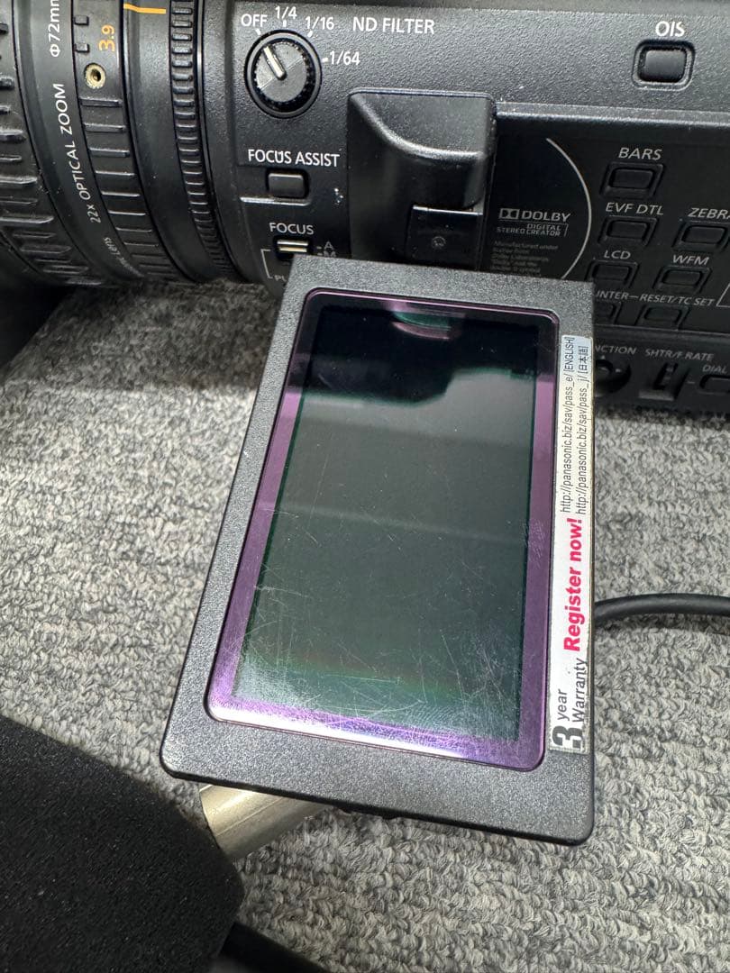 Panasonic AG-AC160A 使用短