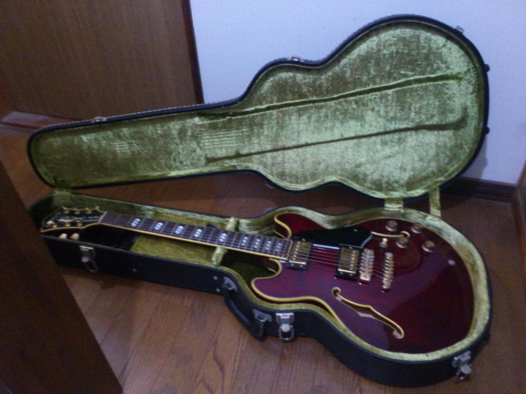 グレコ ヴィンテージ ギター SV-800 セミアコ ワイン