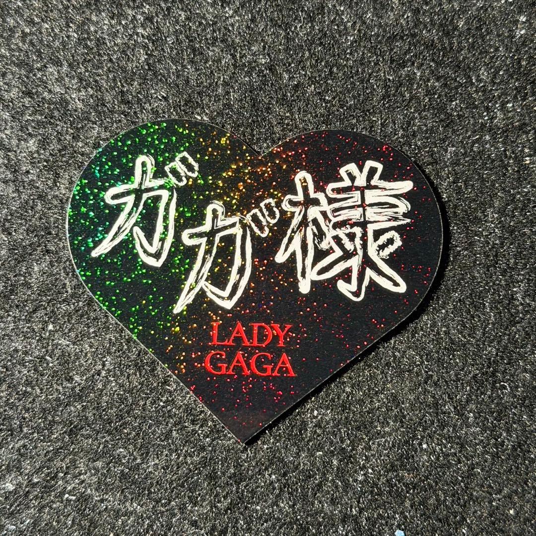 レディー ガガ メイヘム 会場 日本 ハート ホログラム ステッカー ② 6