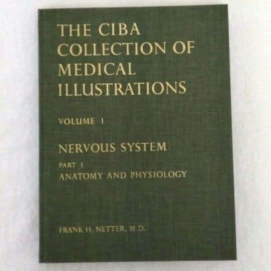 希少・洋書／CIBA医学イラスト集 第1巻 神経系・解剖学／フランクH