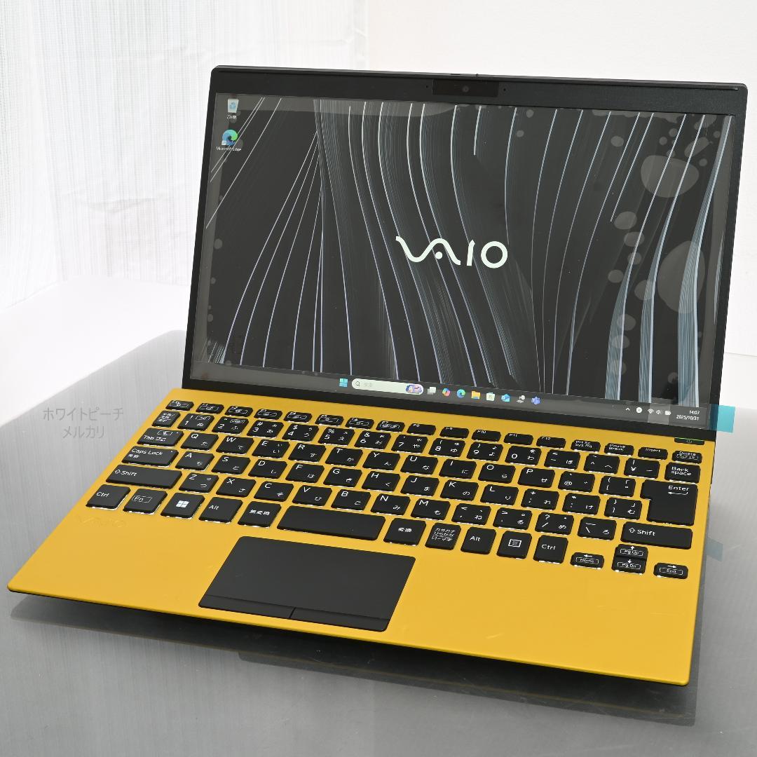 vaio pro PJ 12世代 i5 16G 12.5型 カーボン黄 新品液晶 VAIO Pro PJ