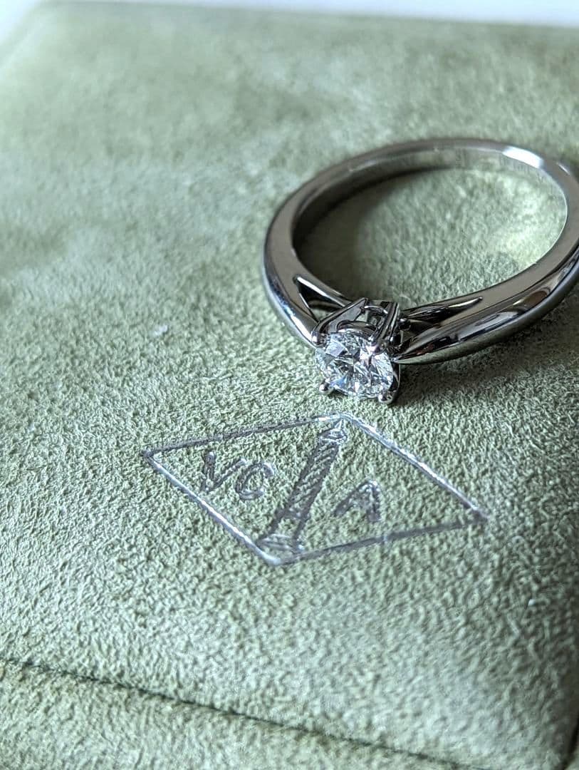 ヴァンクリーフ&アーペル ボヌール ダイヤ リング 0.30ct jp8号