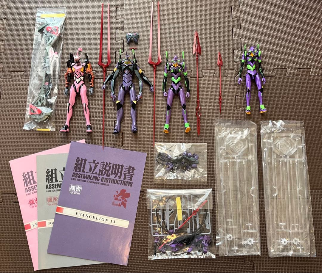 コトブキヤ エヴァンゲリオン プラモ ジャンク品 初号機、13号機、改8