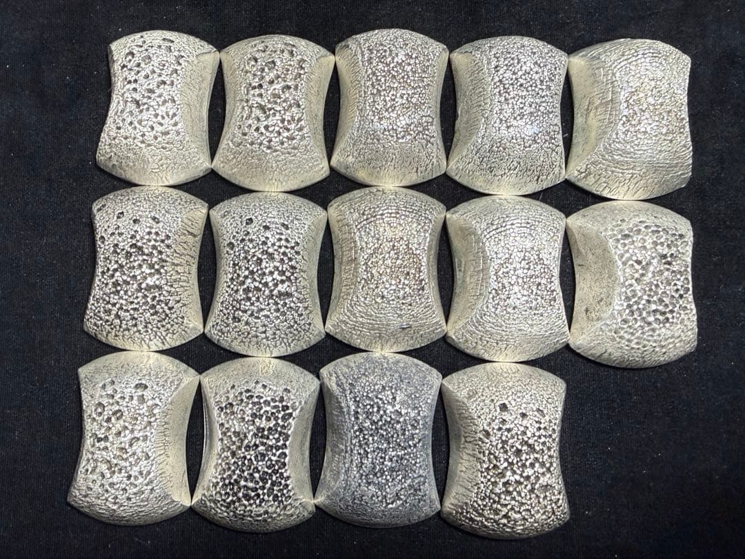 清朝古銀意匠 元宝・銀錠型 コレクション 14点まとめて／中国古銭風・収集