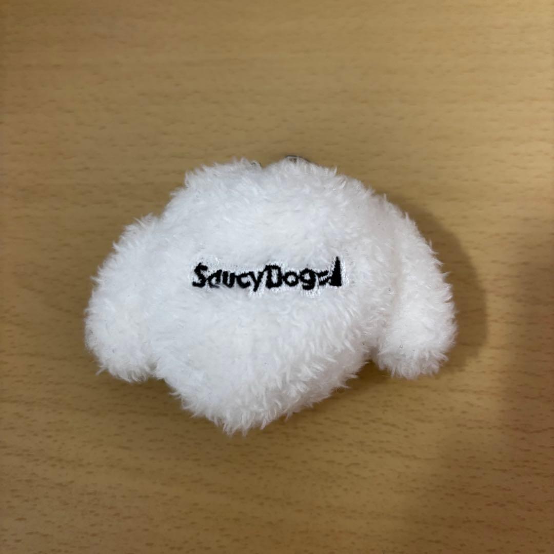 SaucyDog わんこぬい マスコットキーホルダー ホワイト 白 - メルカリ