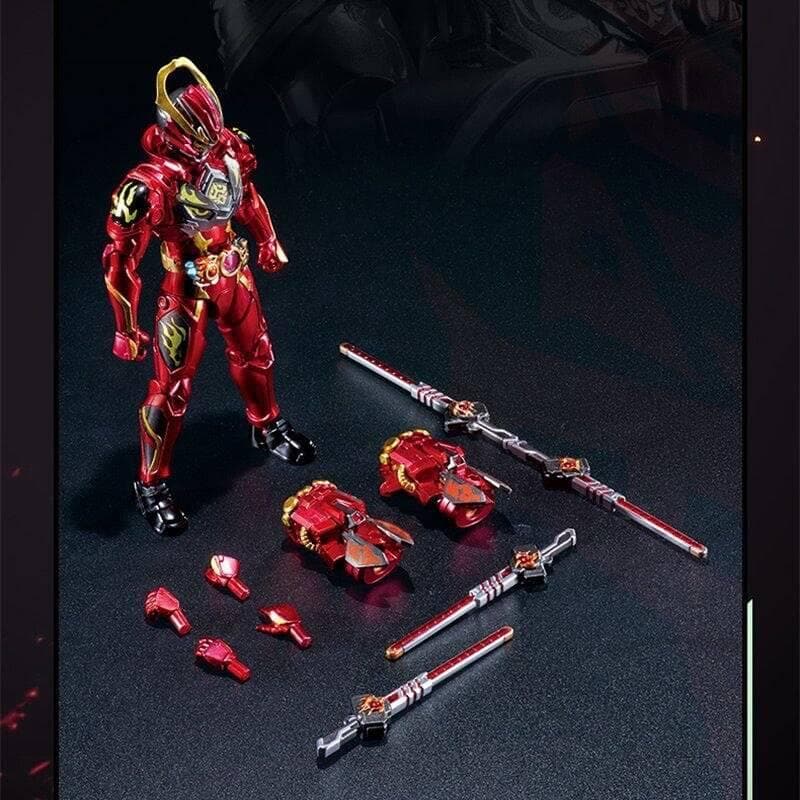 AULDEY 鎧甲勇士（アーマーヒーロー）煉曜鎧甲 アクションフィギュア