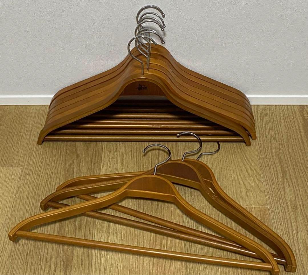 STUSSY ステューシー OLD オールド ロゴ入り 木製ハンガー10本セット