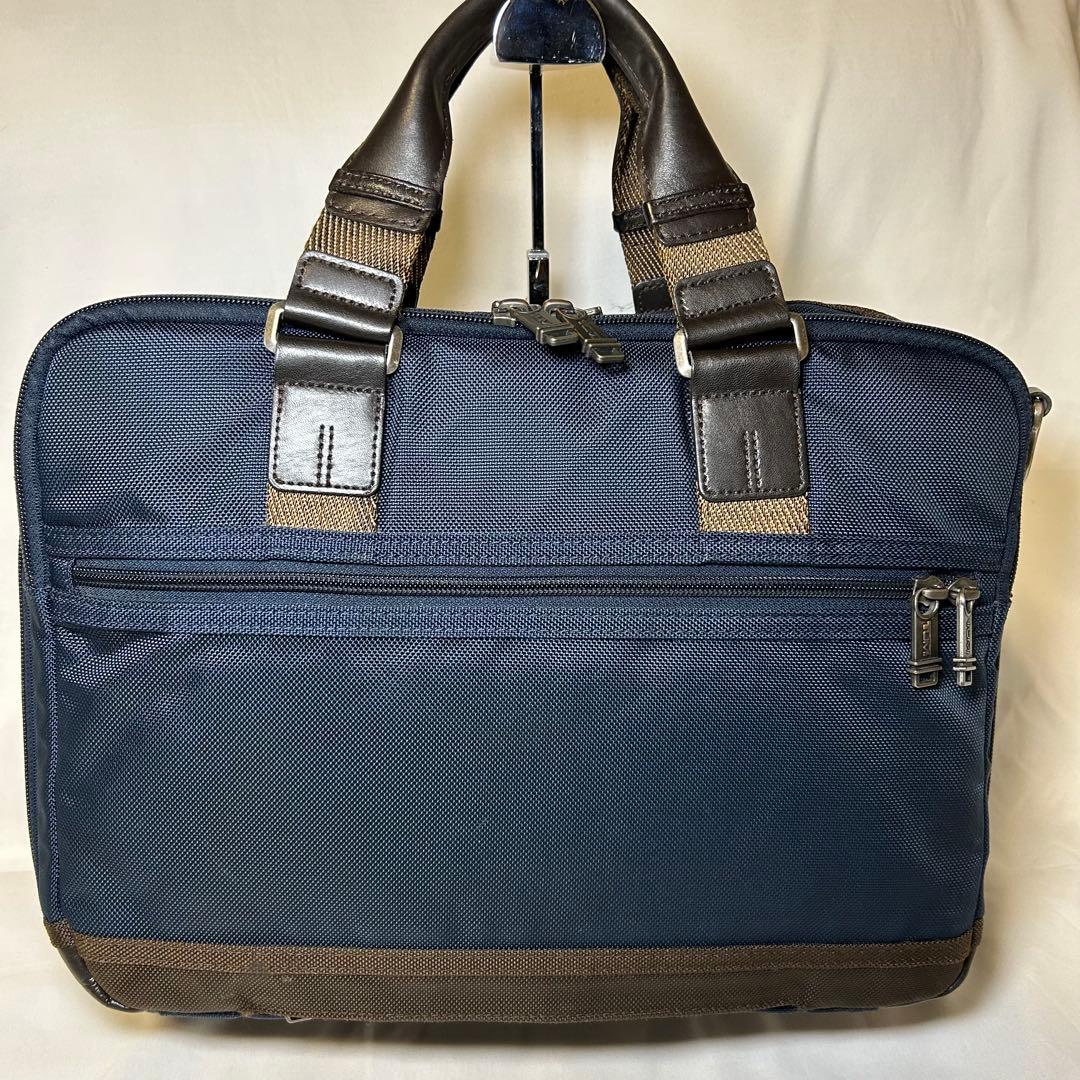 TUMI アルファブラボー 2way ビジネスバッグ ショルダーバッグ ネイビー