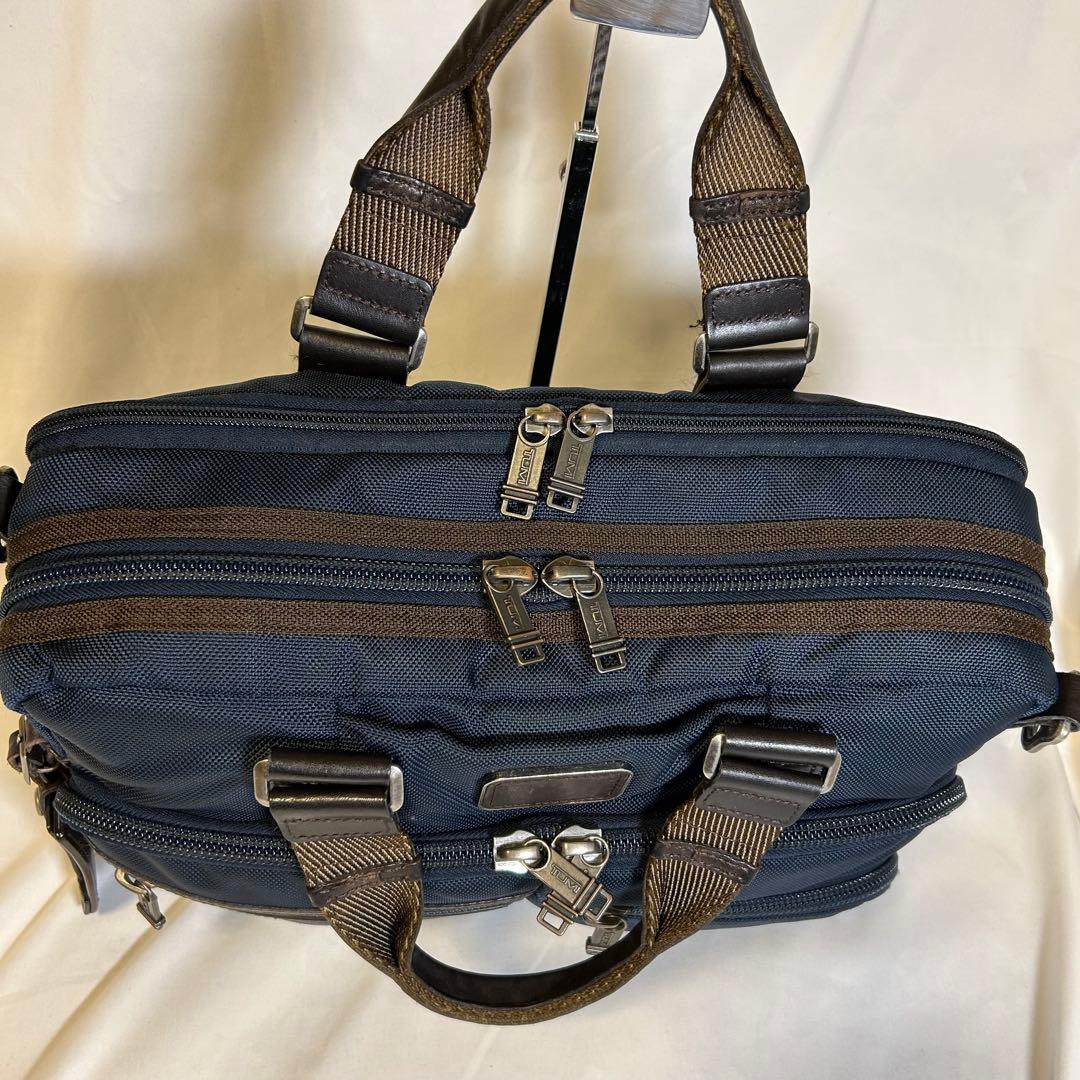 TUMI アルファブラボー 2way ビジネスバッグ ショルダーバッグ ネイビー