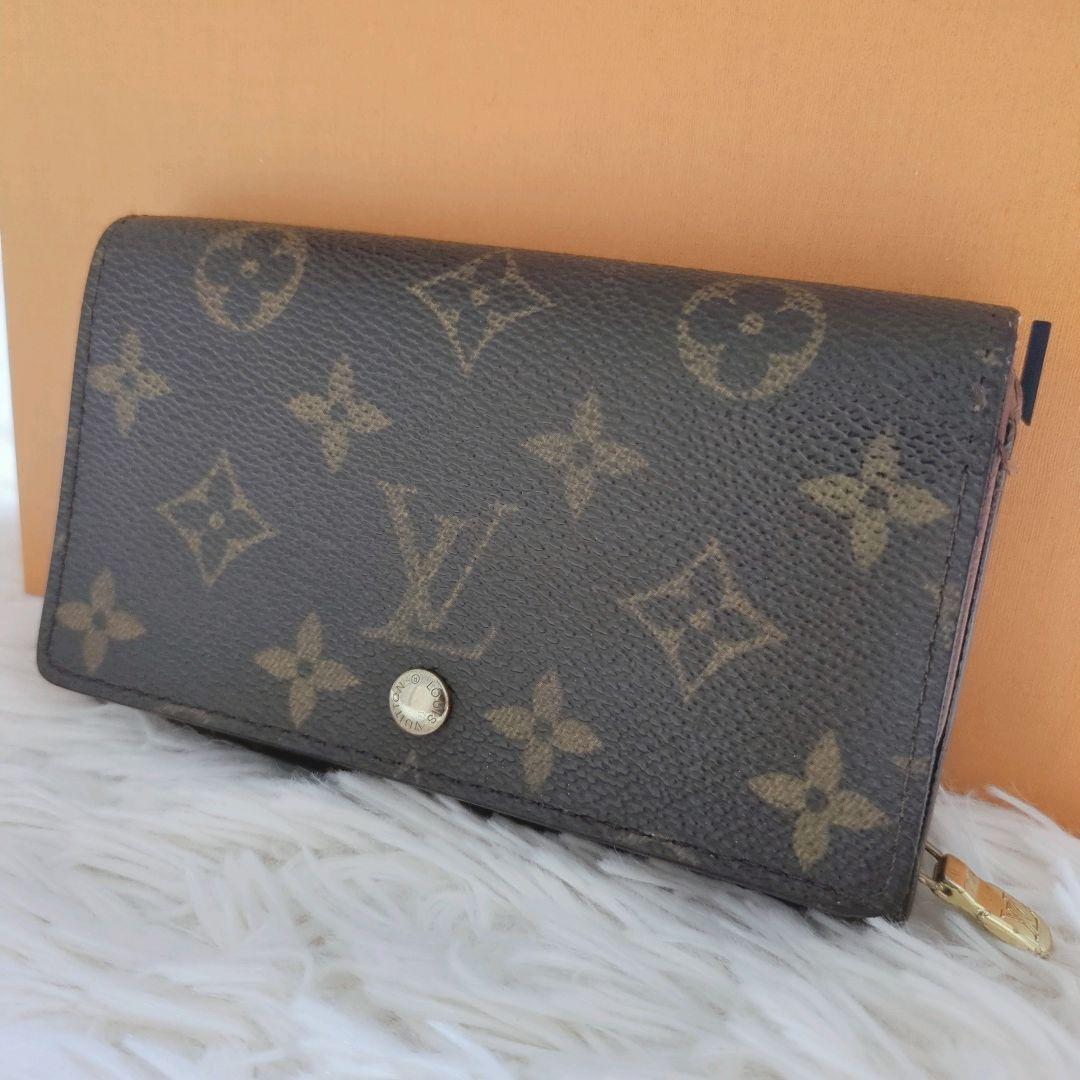 ルイヴィトン✨モノグラム ポルトモネビエ トレゾール 二つ折り財布 L