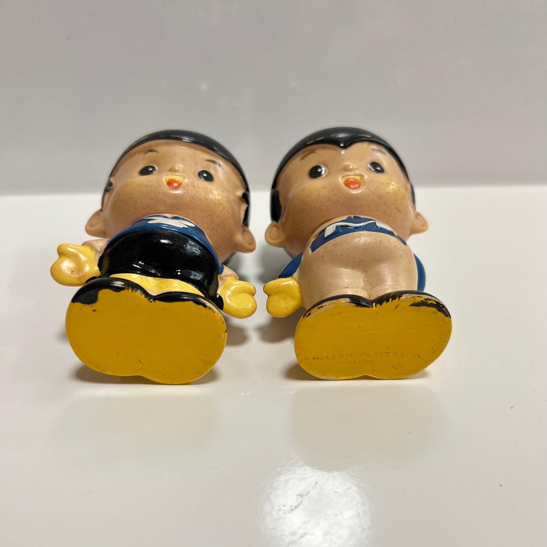 ヴィンテージ　ソフビ ヤン坊マー坊　貯金箱