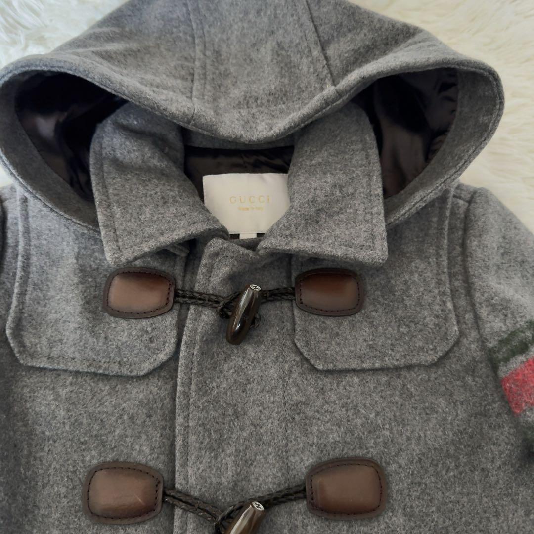 美品】グッチ チルドレン ダッフルコート カシミヤ シェリーライン 5