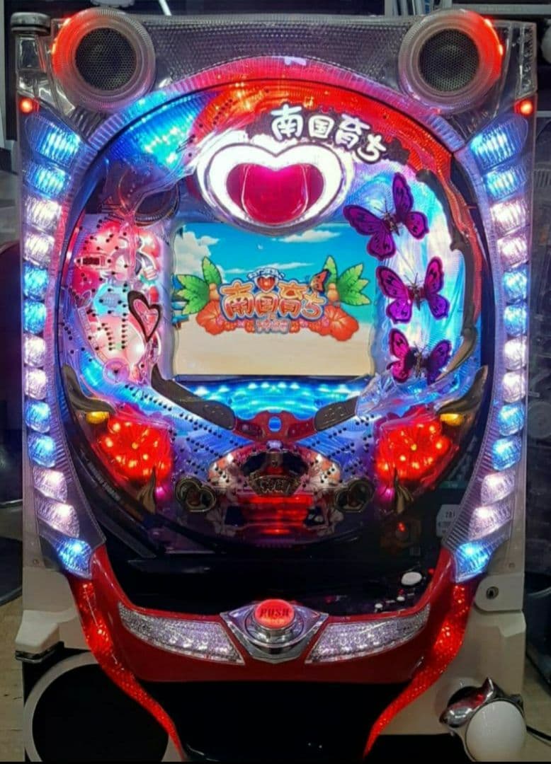 パチンコ実機 CRA南国育ちin沖縄9AW 1/99.9 甘 循環式 オート機付