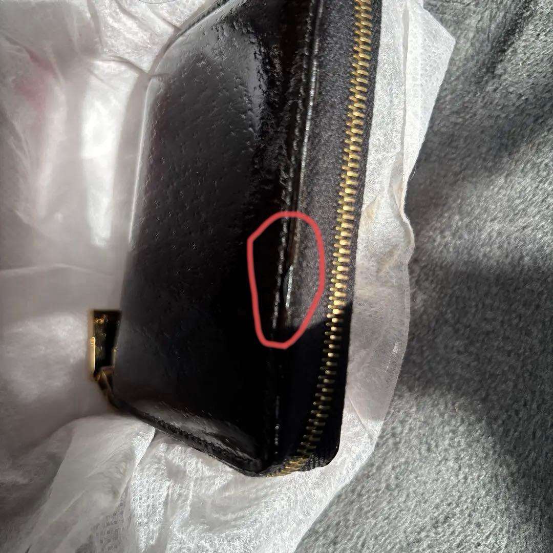 セリーヌ ケース SHEFFIELD 黒・茶×ゴールド金具